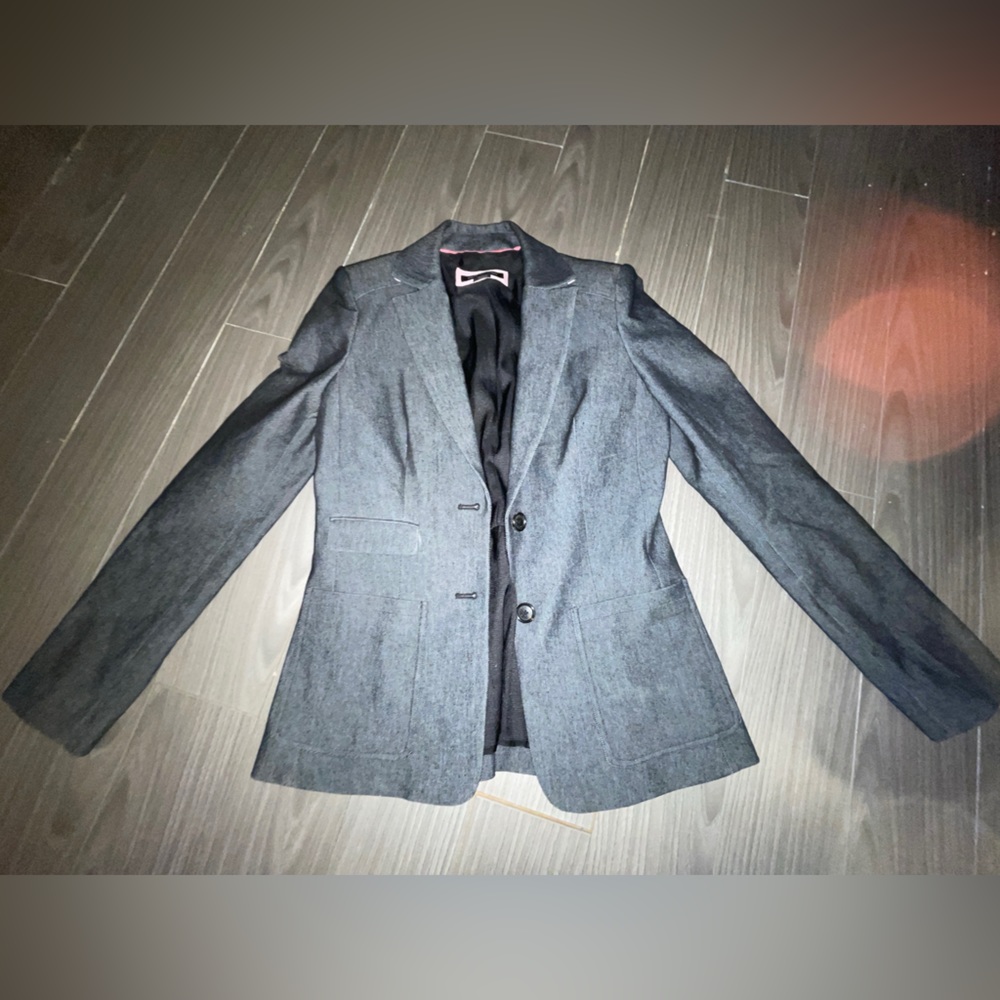 Pink Tartan Grey Blazer